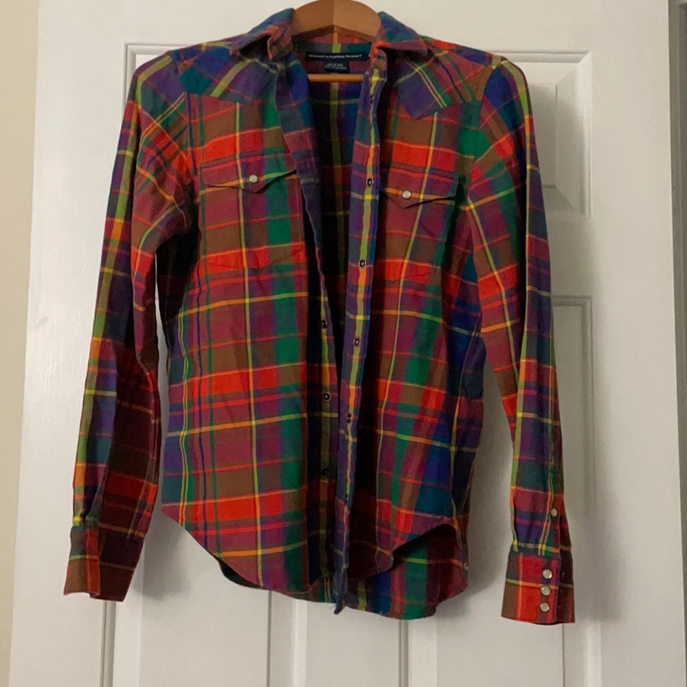 Men’s multi color plaid shirt Ralph Lauren Sport
